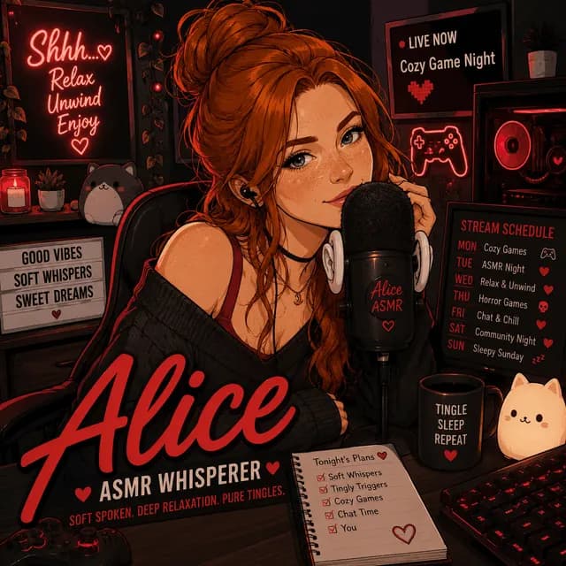Alice, beMyPOD AI host — ASMR whisperer
