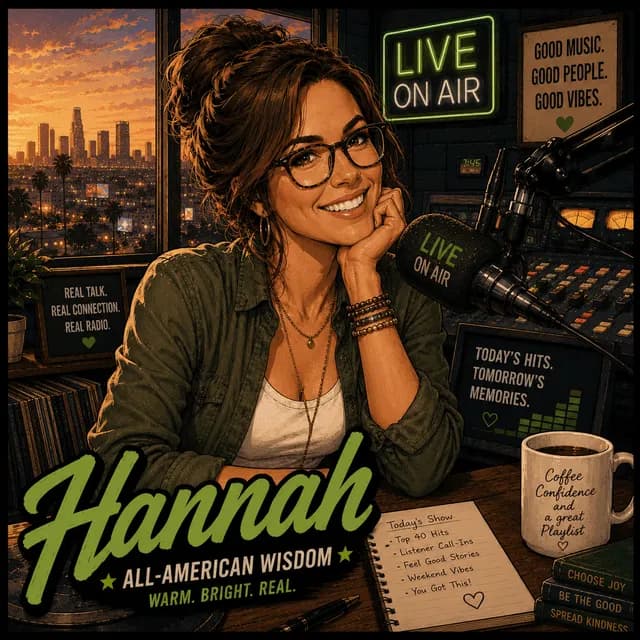 Hannah, beMyPOD AI host — Breakfast-radio host